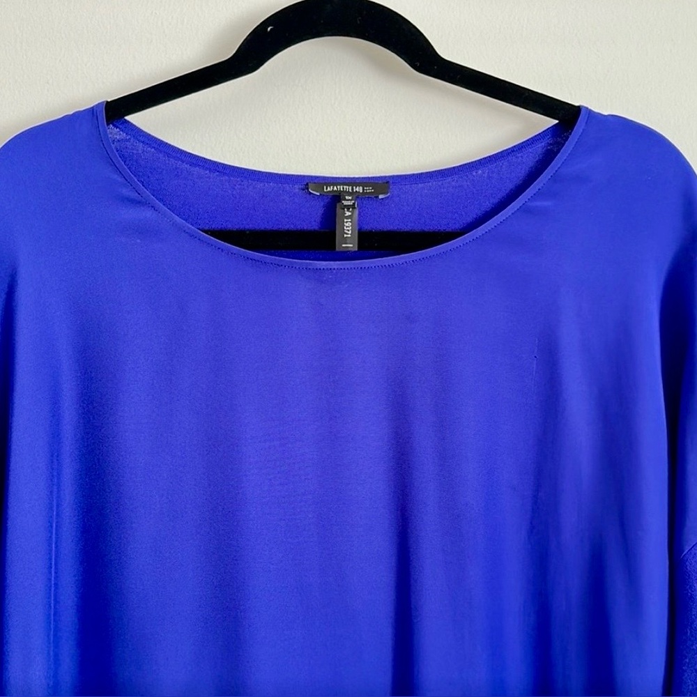 Lafayette 148 New York Blue Top